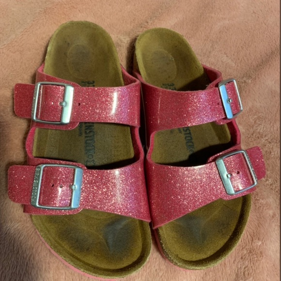 birkenstock glitter sandals